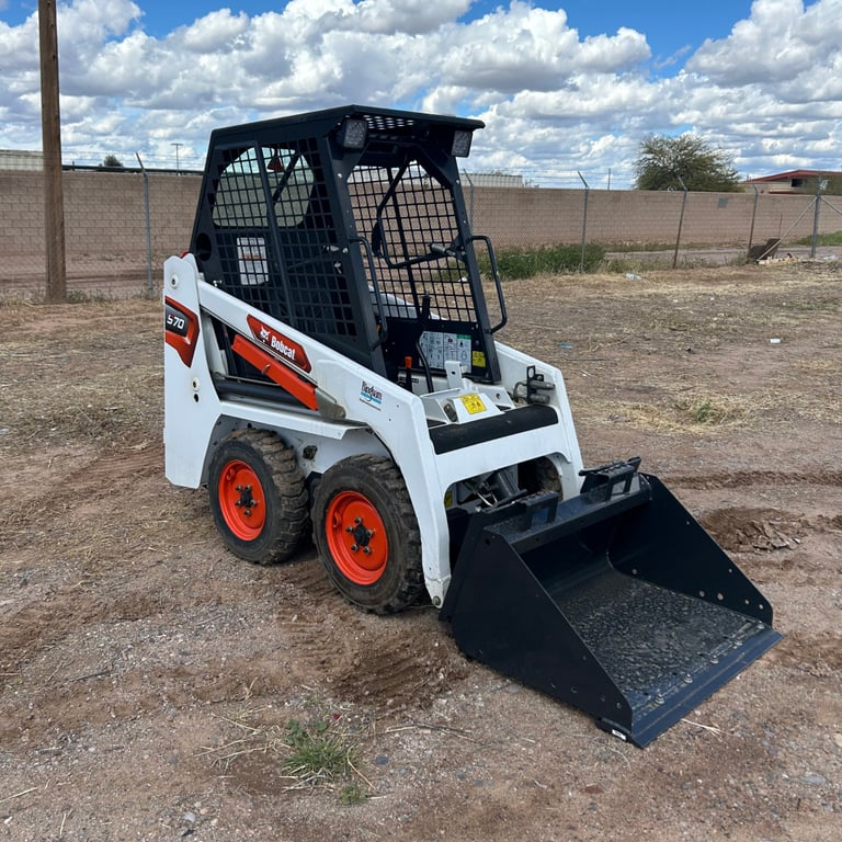 Bobcat S70 skid steer rental in Coolidge, Arizona