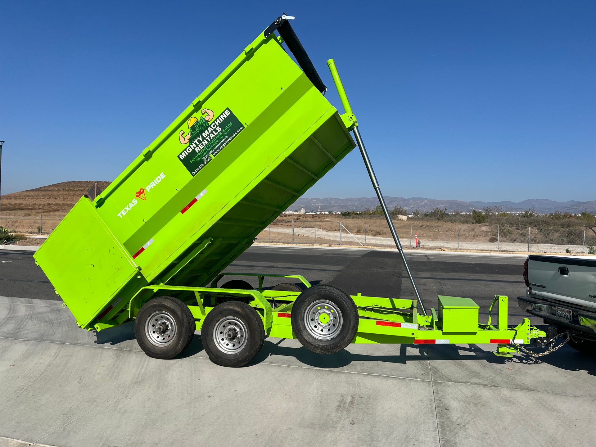 14’ X 8’ X 4’ Texas Pride Dump Trailer