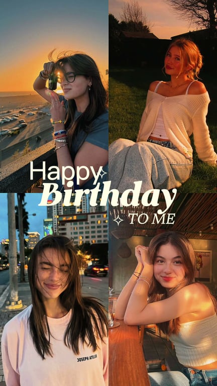 Birthday — The Days That Shaped Us template cover