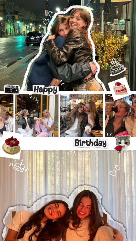 Birthday — The Little Things We Shared 模板封面