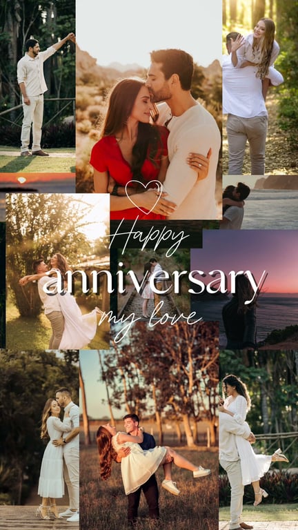Anniversary — A Journey to Remember template cover