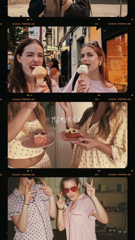 Friendship — A Journey From Then to Now template cover