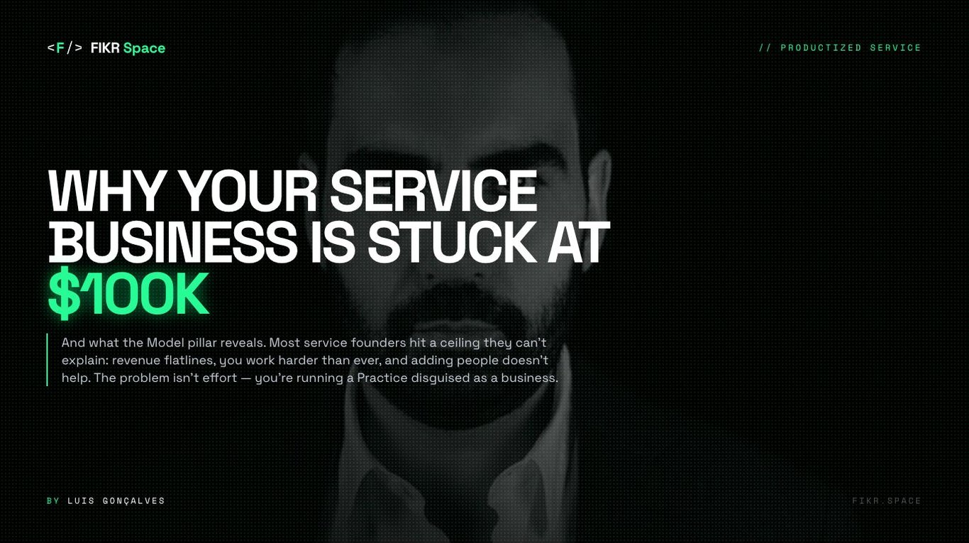 Why your service business is stuck at $100K