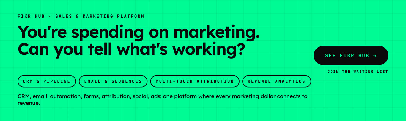 FIKR Hub: see FIKR Hub.