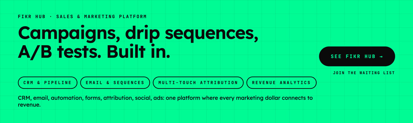 FIKR Hub: see FIKR Hub.