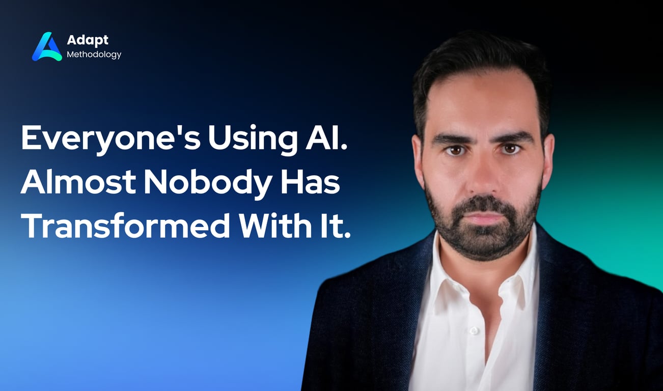 Everyone's Using AI. Almost Nobody Has Transformed With It. Here's the Difference.