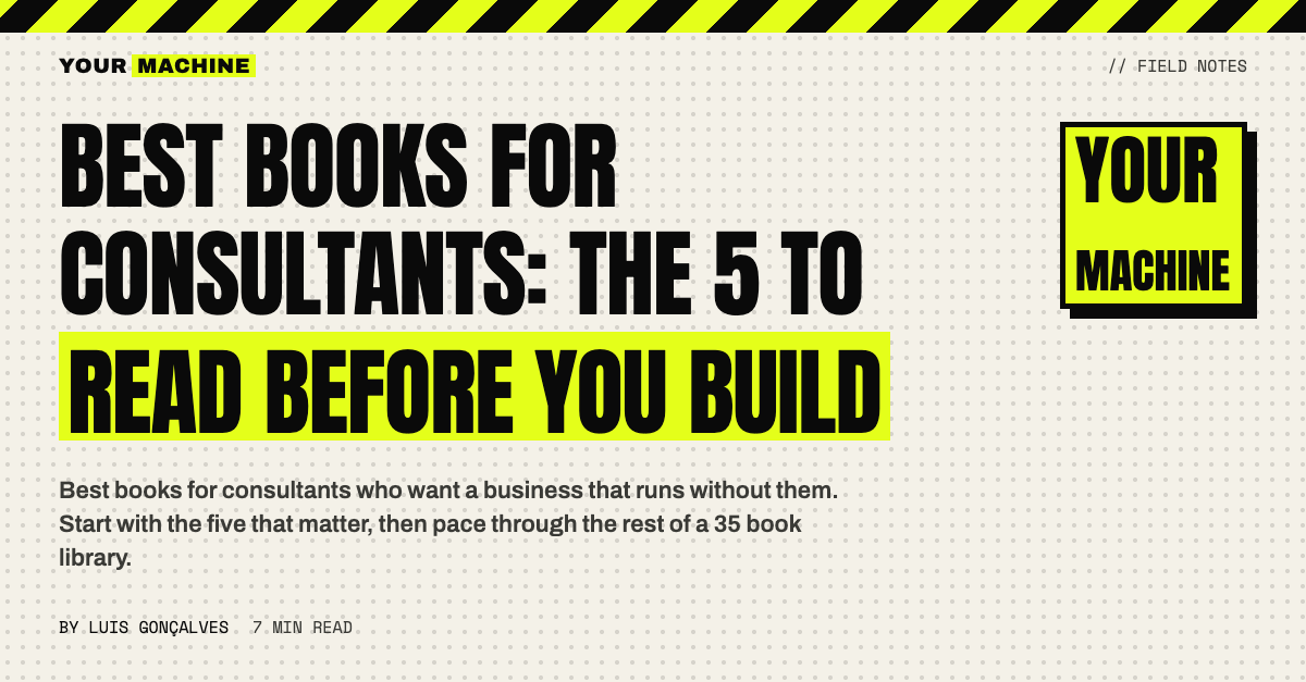 Best Books for Consultants: The 5 to Read Before You Build