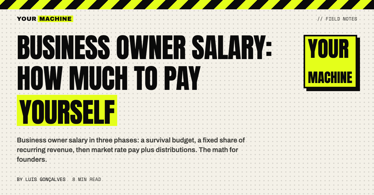Business Owner Salary: How Much to Pay Yourself