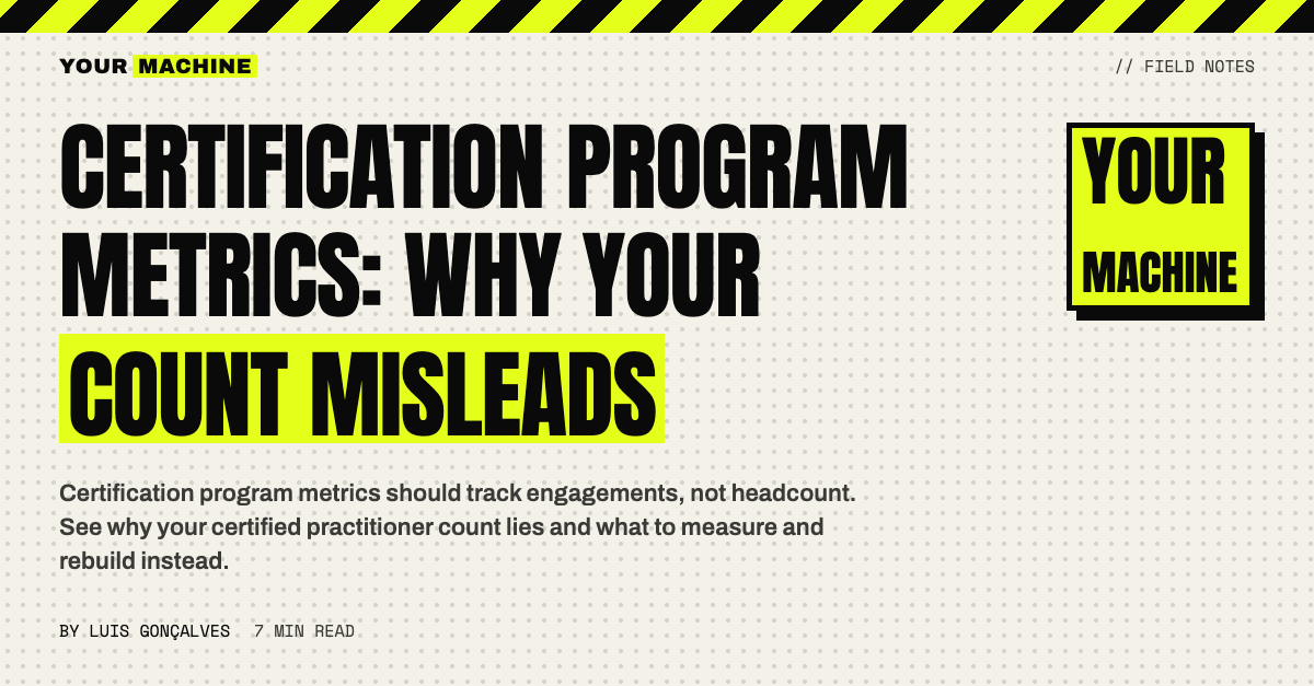 Certification Program Metrics: Why Your Count Misleads