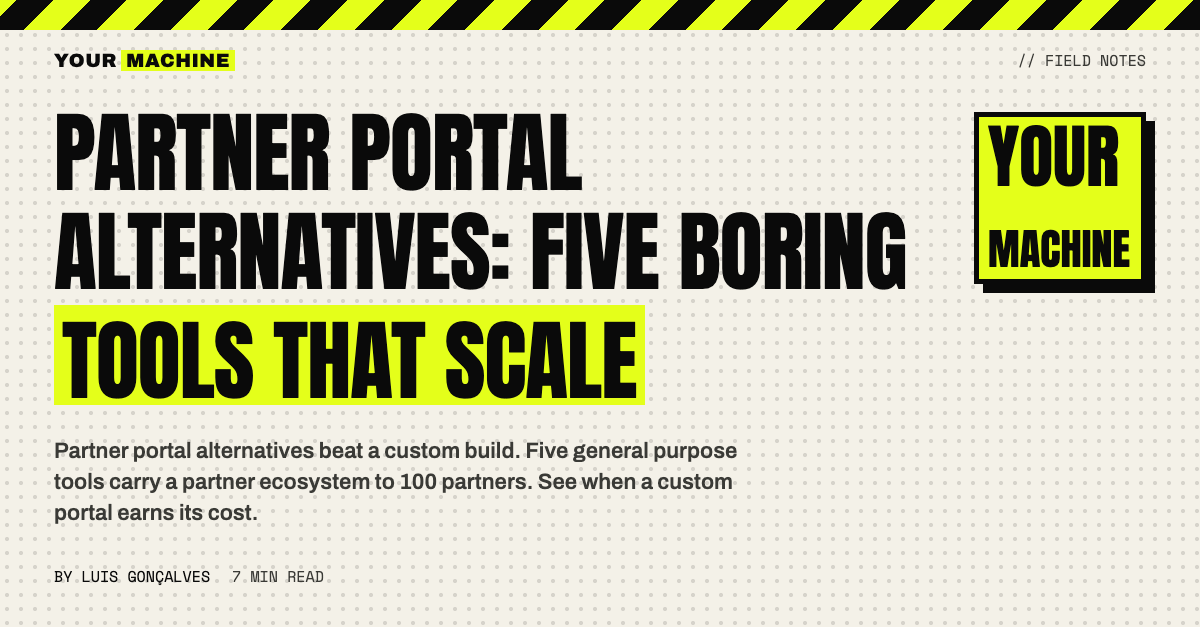 Partner Portal Alternatives: Five Boring Tools That Scale