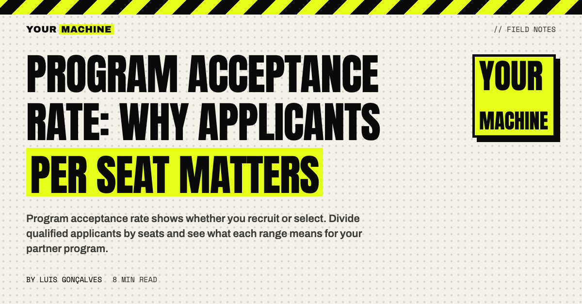 Program Acceptance Rate: Why Applicants Per Seat Matters