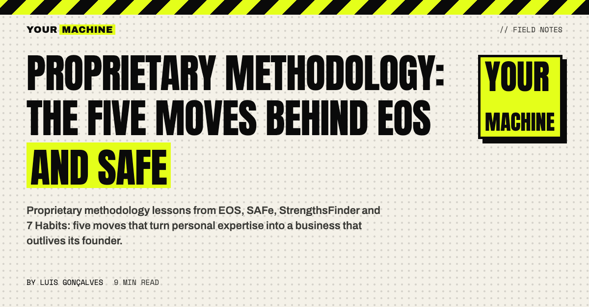 Proprietary Methodology: The Five Moves Behind EOS and SAFe