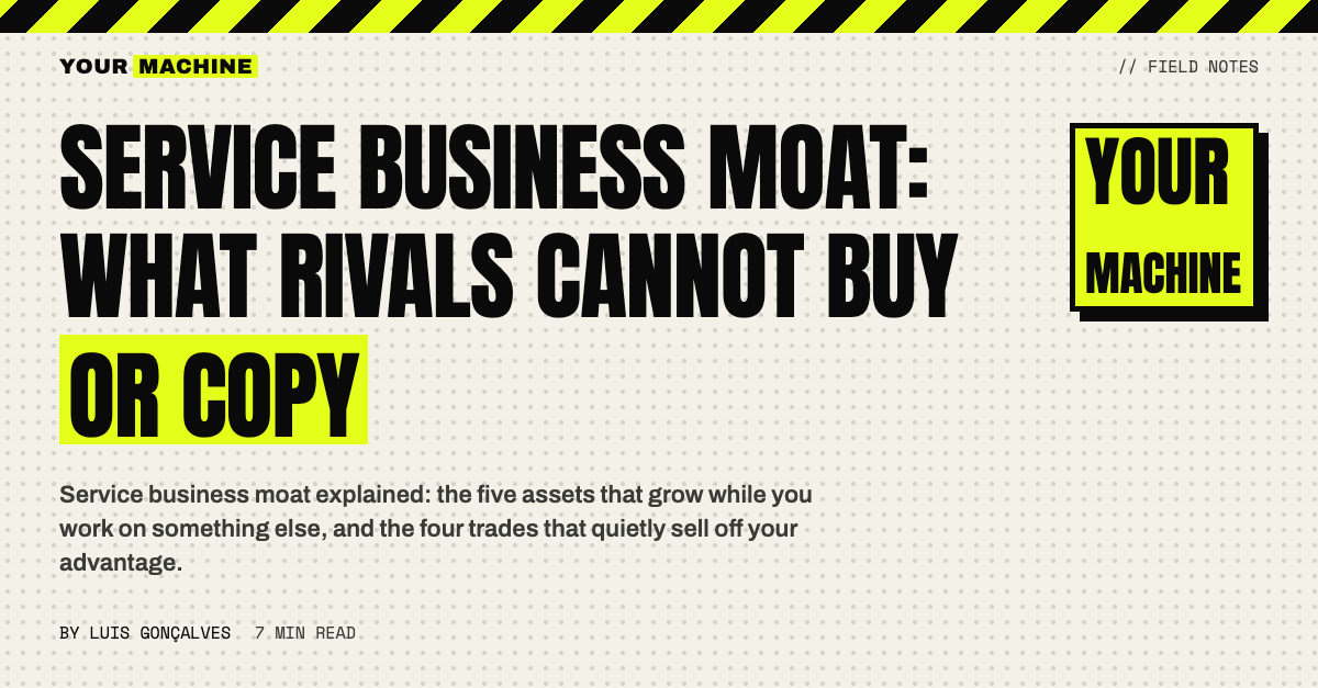 Service Business Moat: What Rivals Cannot Buy or Copy