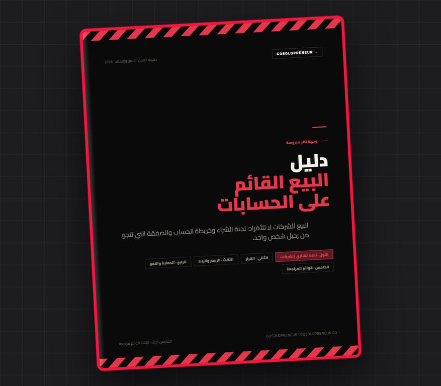 دليل البيع القائم على الحسابات، غلاف الدليل المجاني