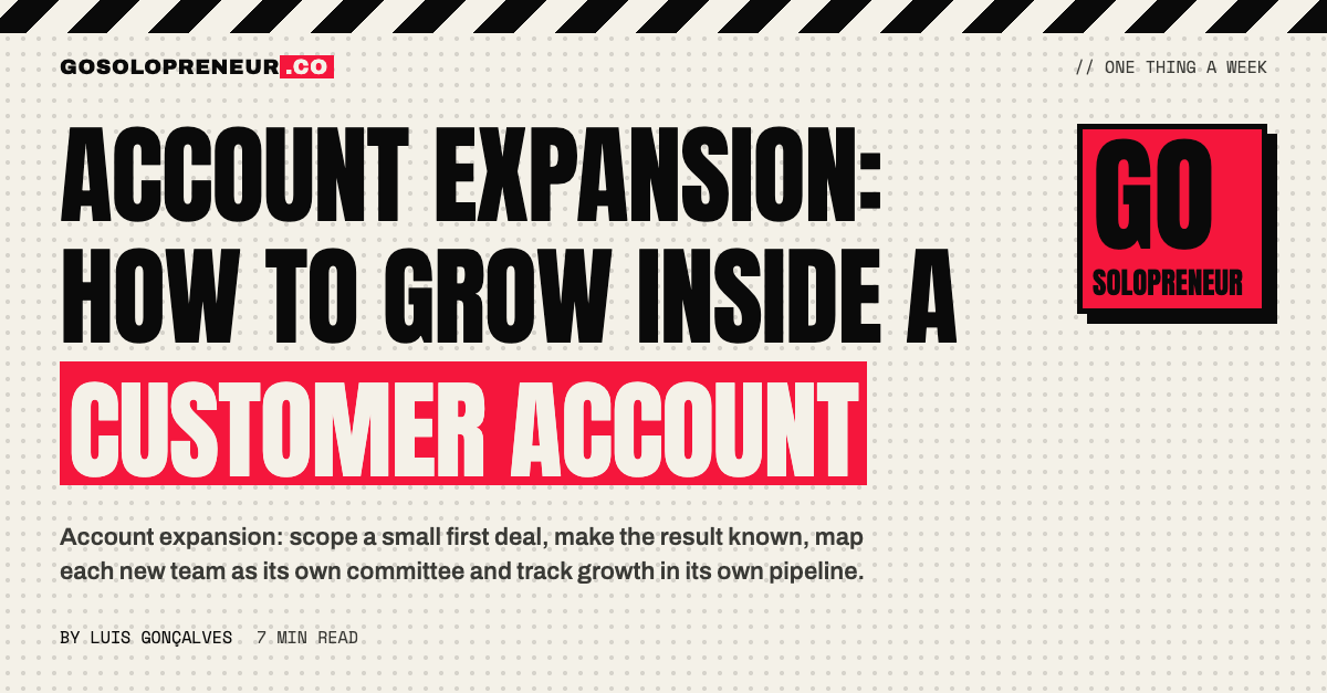 Account Expansion: How to Grow Inside a Customer Account