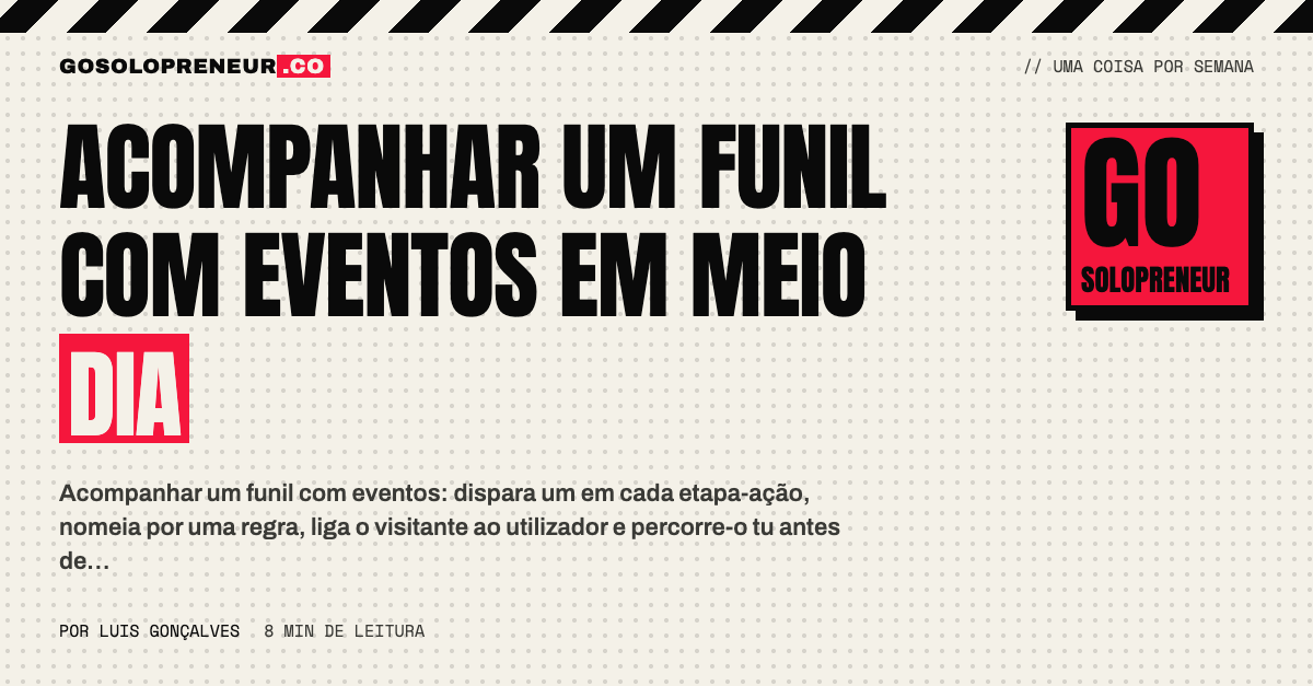 Esquema de eventos disparados em cada etapa de um funil acompanhado à mão