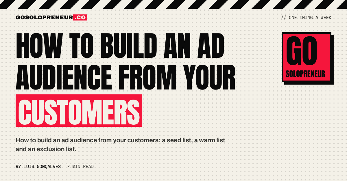 How to Build an Ad Audience From Your Customers