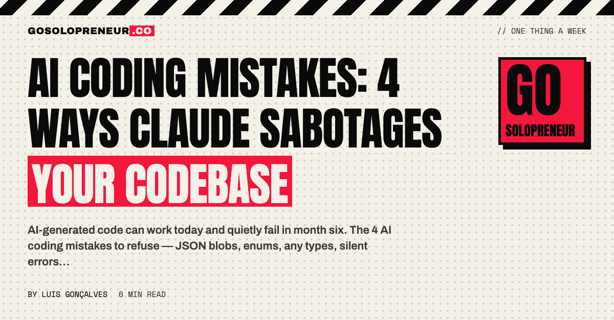 AI Coding Mistakes: 4 Ways Claude Sabotages Your Codebase