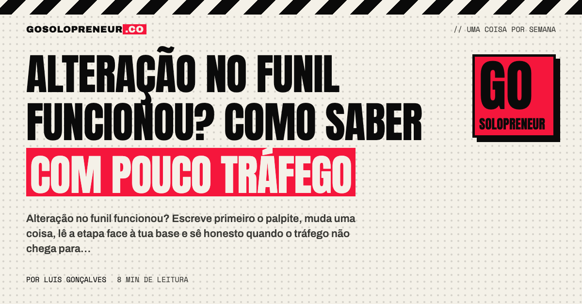 Gráfico de uma etapa de funil antes e depois de uma alteração, lido face à base de comparação