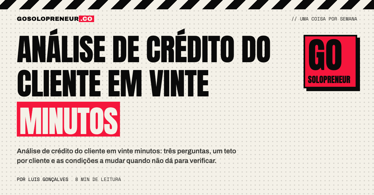EUpreendedor conferindo os dados e o histórico de pagamento de um cliente antes de dar prazo