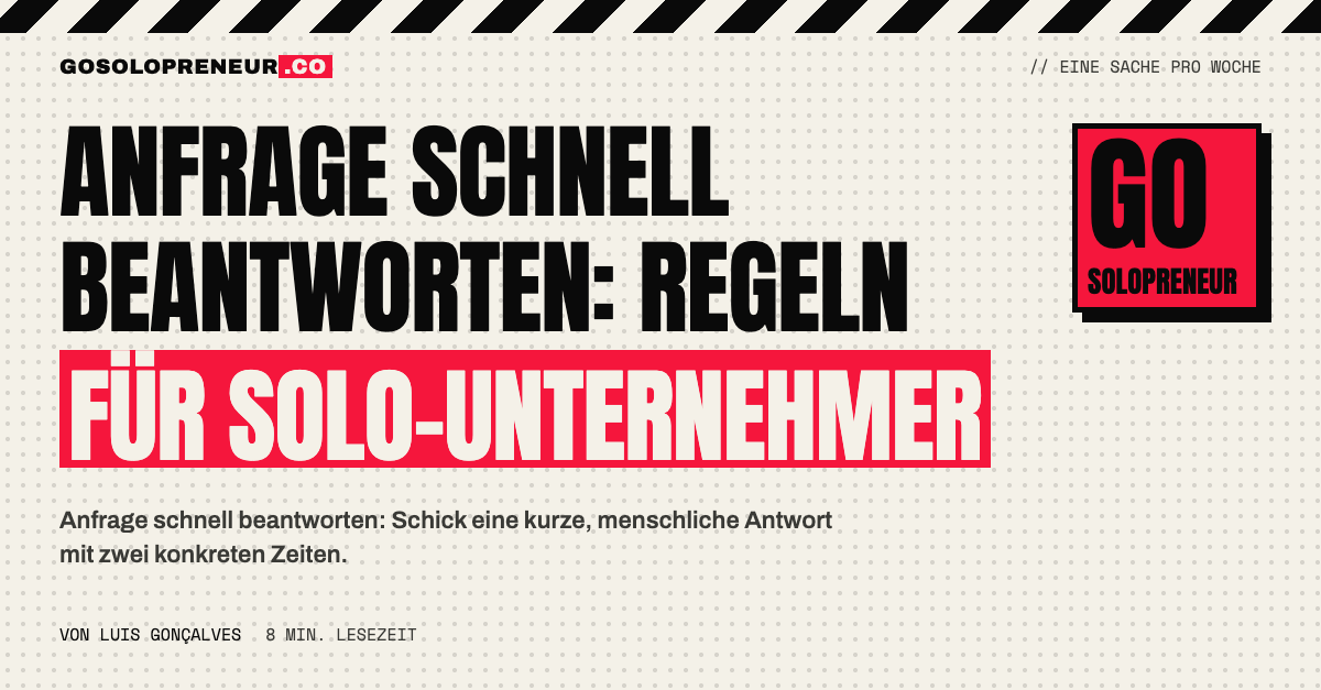 Smartphone mit eingehender Kundenanfrage und schneller Antwort: Anfrage schnell beantworten