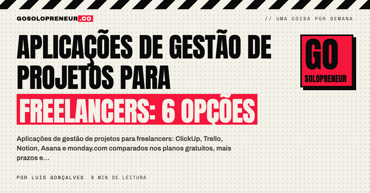 Aplicações de gestão de projetos para freelancers: um quadro simples com três colunas de tarefas