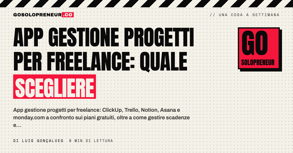 App gestione progetti per freelance: i piani gratuiti a confronto