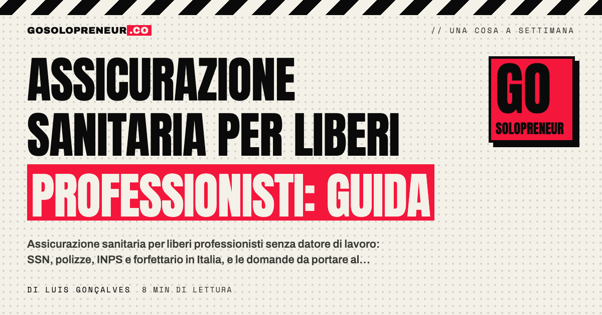 Assicurazione sanitaria per liberi professionisti: copertura, fisco e basi legali in Italia