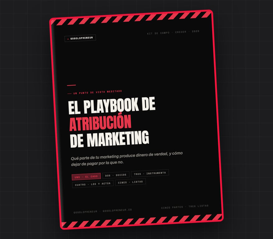 El Playbook de Atribución de Marketing, portada de la guía gratuita