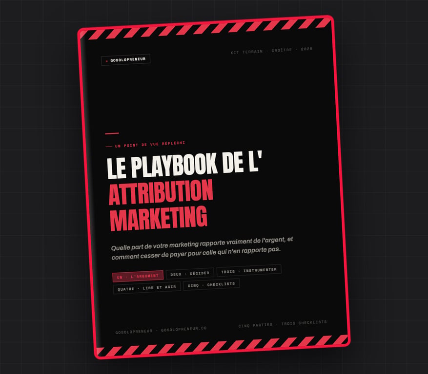 Le Playbook de l'attribution marketing, couverture du guide gratuit