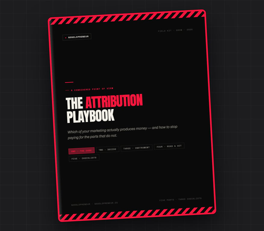 Az Attribution Playbook, az ingyenes útmutató borítója