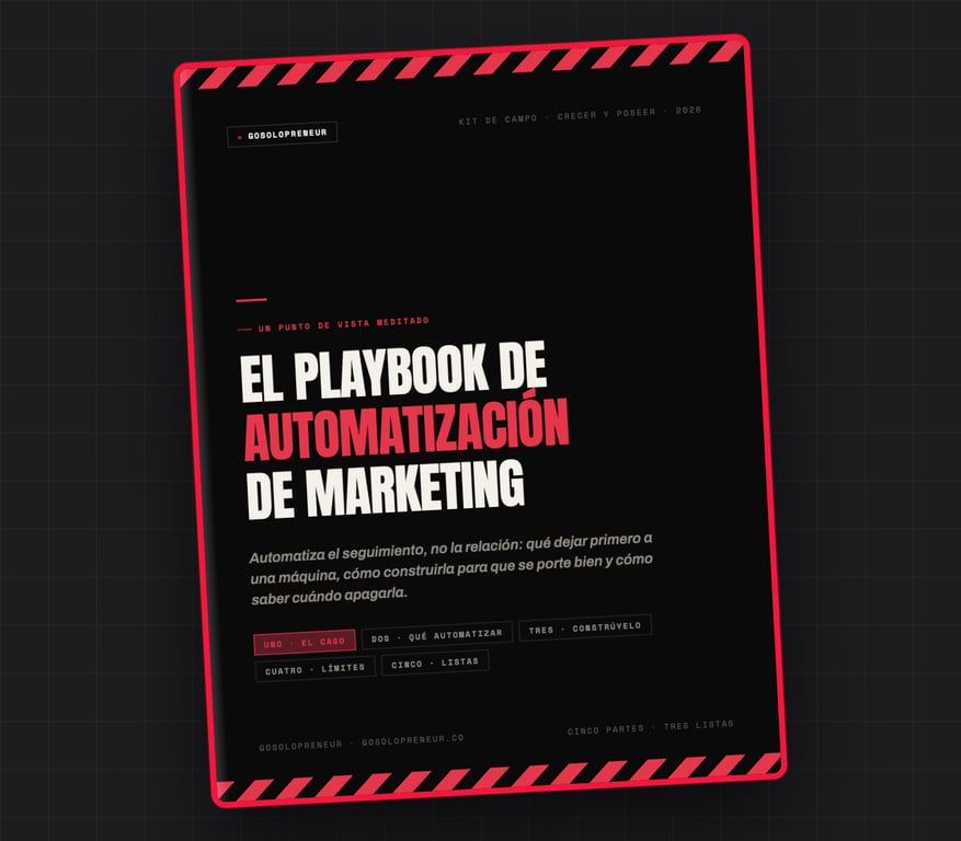 El Playbook de Automatización de Marketing, portada de la guía gratuita