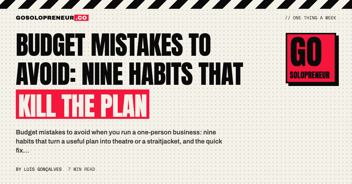 Budget Mistakes to Avoid: Nine Habits That Kill the Plan