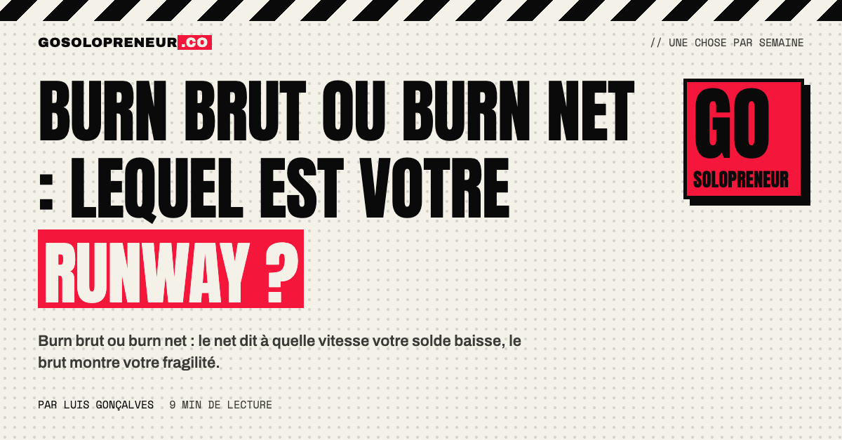 Burn brut ou burn net : deux courbes de dépenses comparées pour calculer le runway