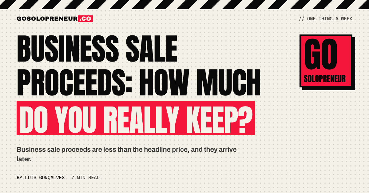 Business Sale Proceeds: How Much Do You Really Keep?