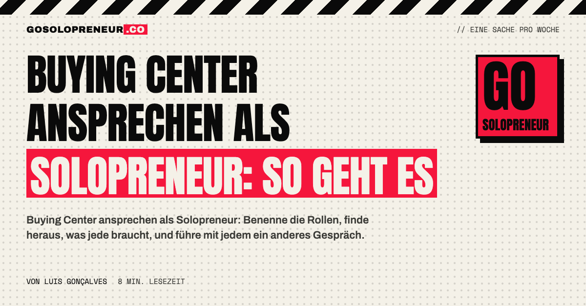 Buying Center ansprechen: Rollen im Entscheidergremium eines Unternehmens