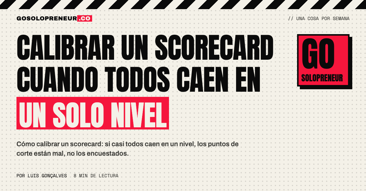 Distribución de resultados de un scorecard antes y después de calibrar los cortes