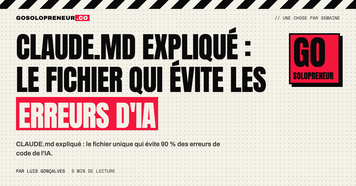 CLAUDE.md expliqué : le fichier de règles qui évite les erreurs de l'IA dans votre projet