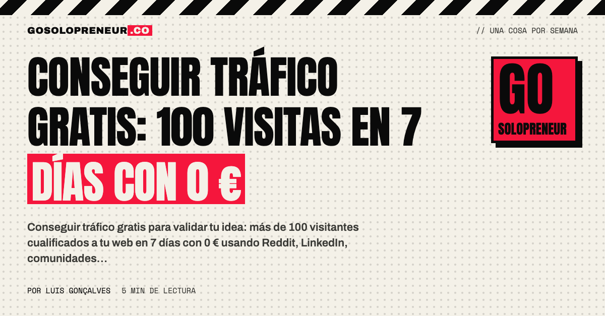 Conseguir tráfico gratis: 100 visitas en 7 días con 0 €