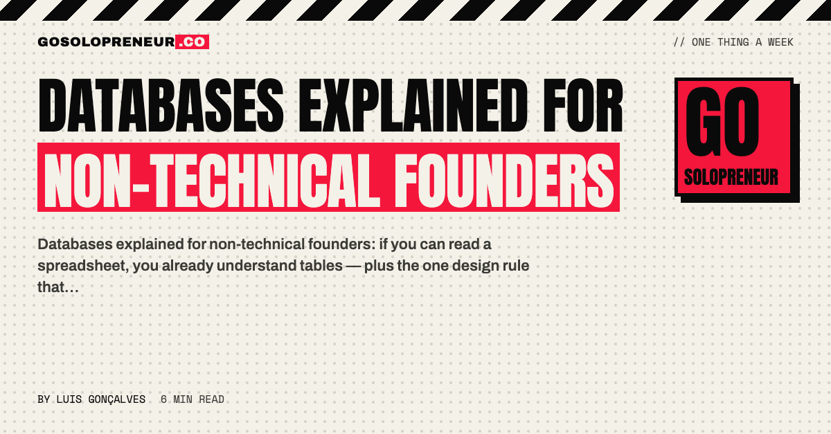 Databases Explained for Non-Technical Founders