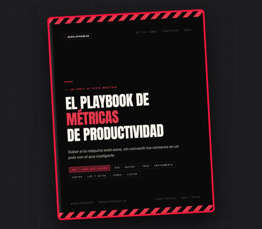 El Playbook de Métricas de Productividad, portada de la guía gratuita
