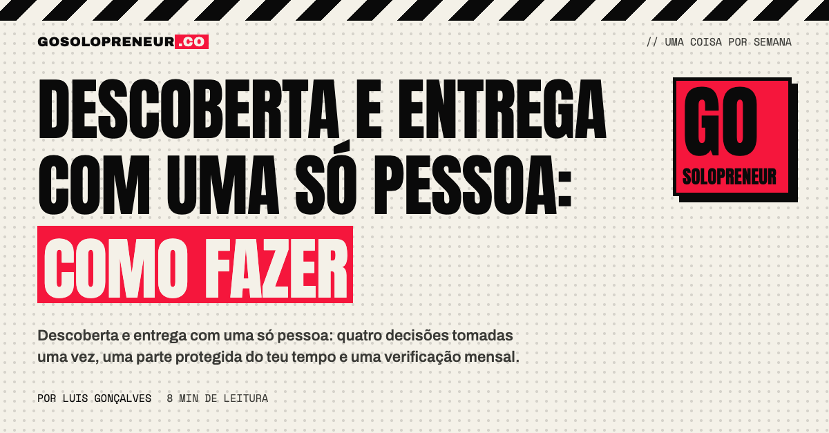 Calendário semanal com um bloco protegido de descoberta ao lado das tarefas de entrega