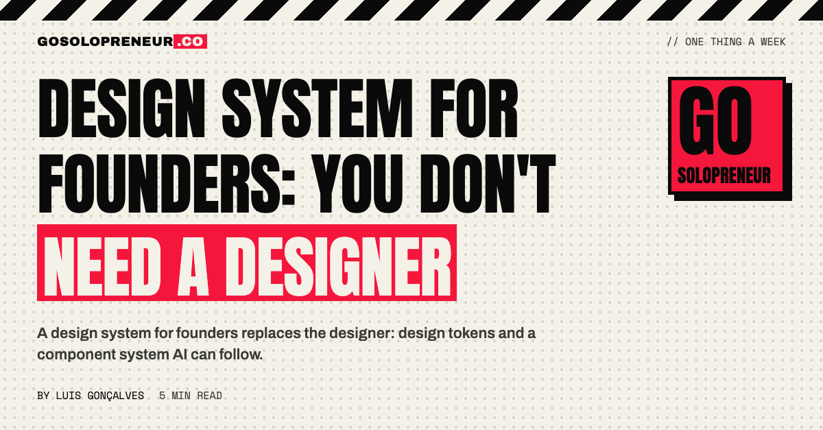 Design System for Founders: You Don't Need a Designer