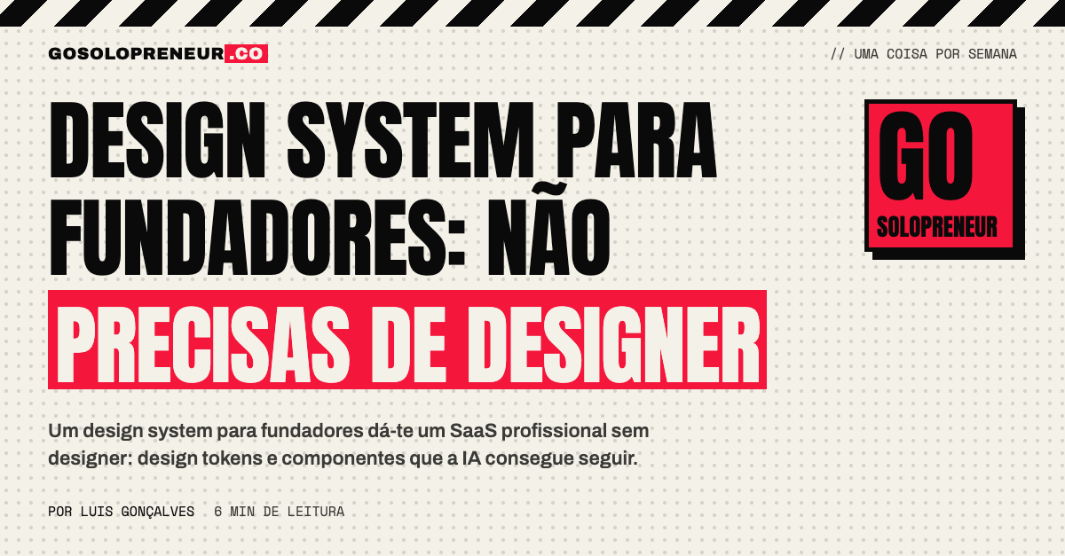 Design system para fundadores: não precisas de designer