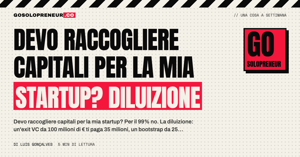 Calcolo della diluizione del capitale round dopo round: seed, Series A e Series B