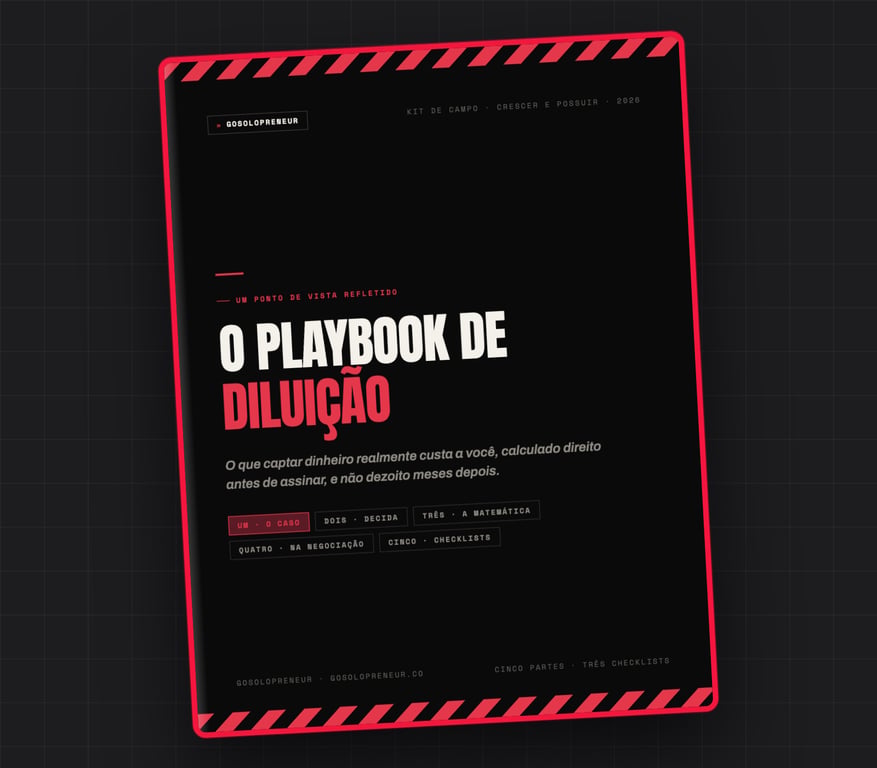 O Playbook de Diluição, capa do guia gratuito