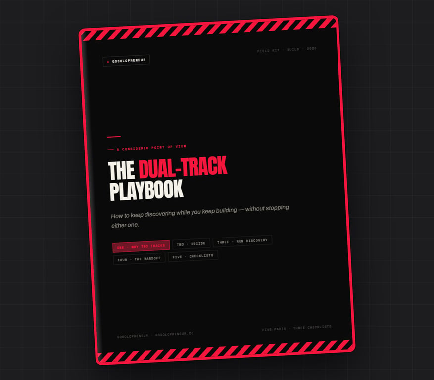 A Kettős pálya playbook, az ingyenes útmutató borítója