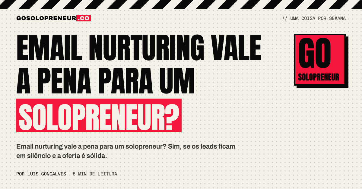 Balança a pesar o que rende e o que custa uma sequência de email nurturing, com uma caixa de entrada ao lado