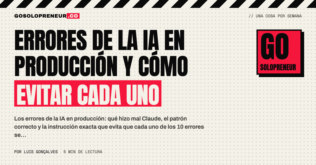 Los 10 errores de la IA en producción y cómo evitar cada uno