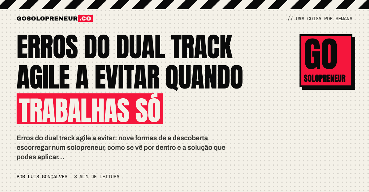 Tabela dos nove erros do dual track agile agrupados em proteção, evidência e seguimento